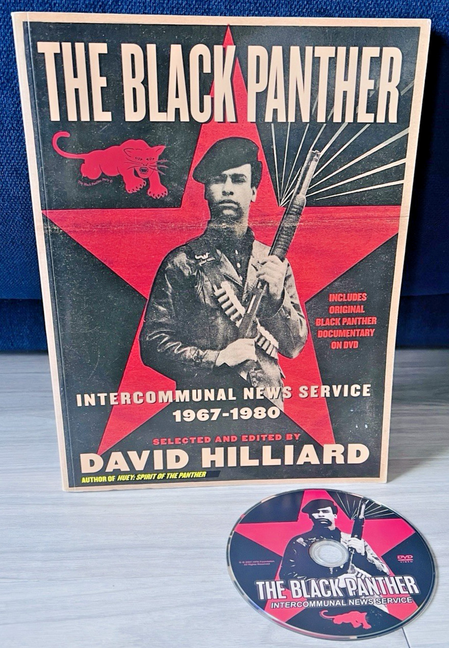 THE BLACK PANTHER Intercommunal News Service, 1967-1980 with DVD Very Good