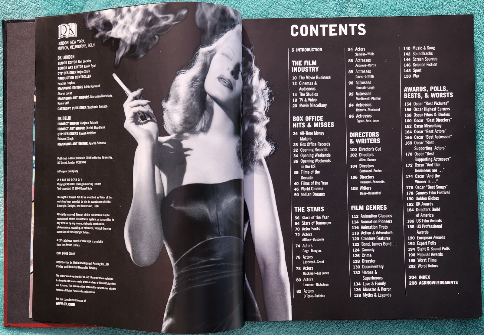 The Top 10 Of Film By Russell Ash 2003 Hardcover 208 Pages – Great Photos