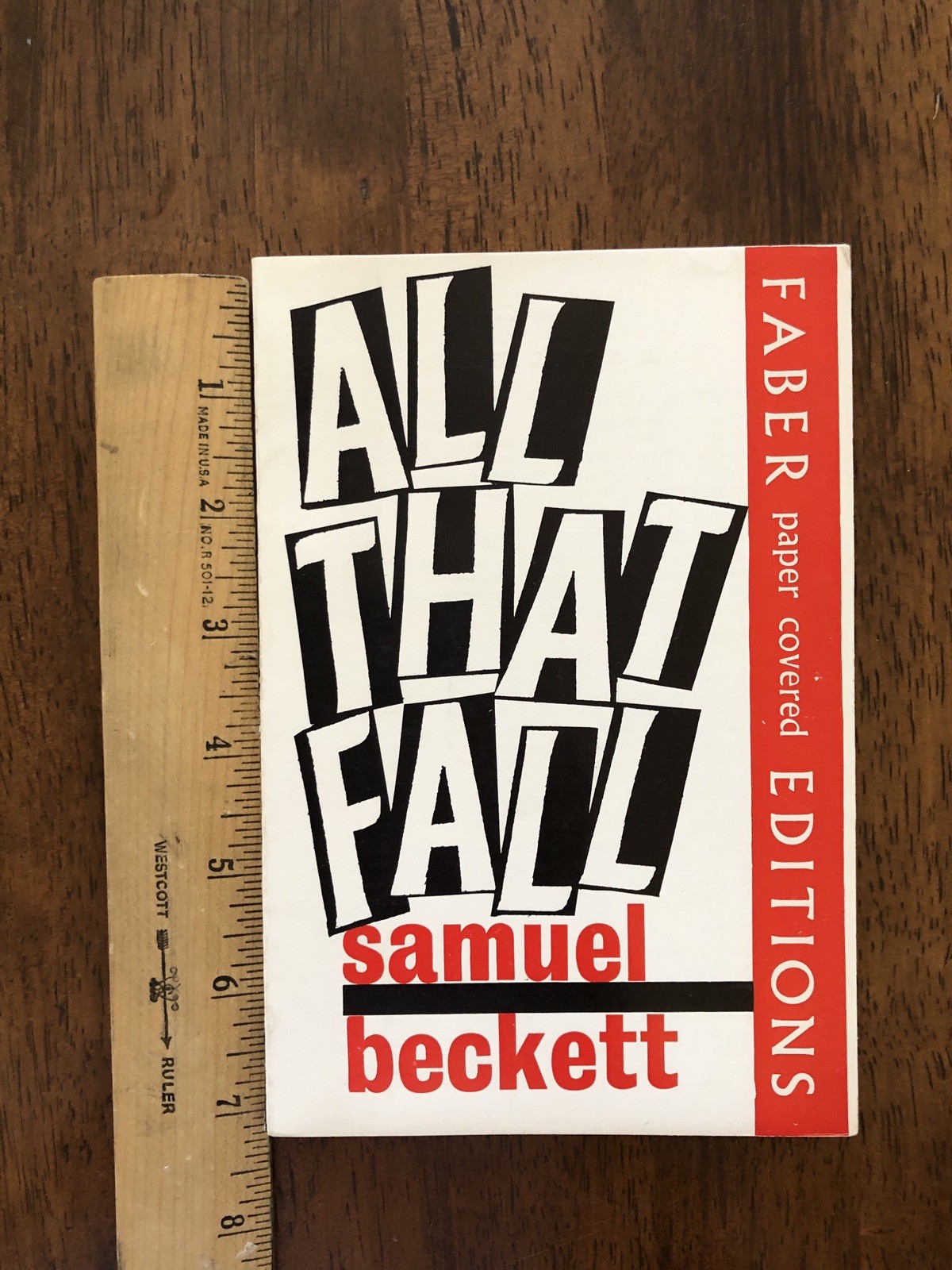 All That Fall by Samuel Beckett 1970 PB