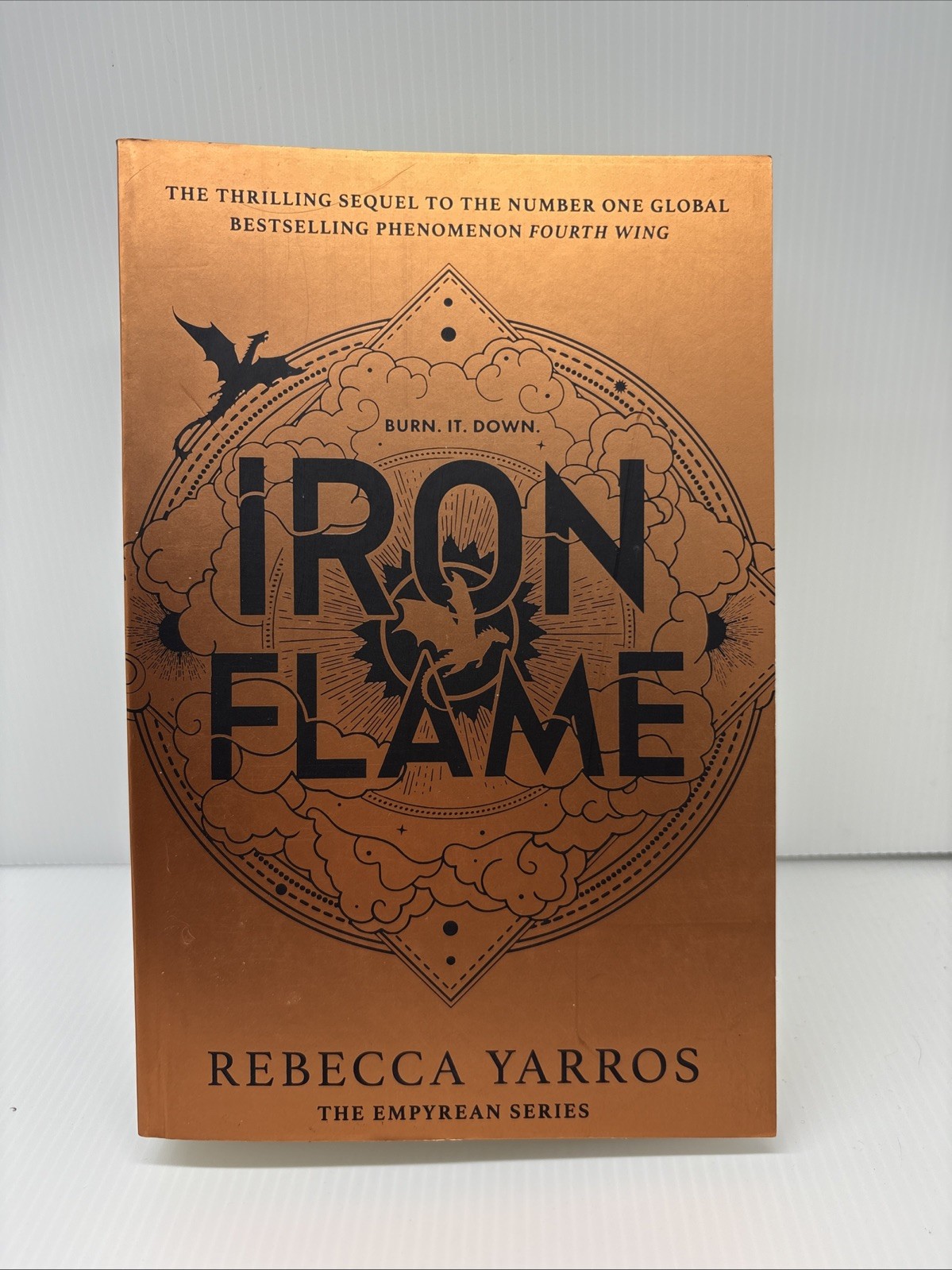 Iron Flame Rebecca Yarros 2023 First UK Edition Fantasy Romance Piatkus