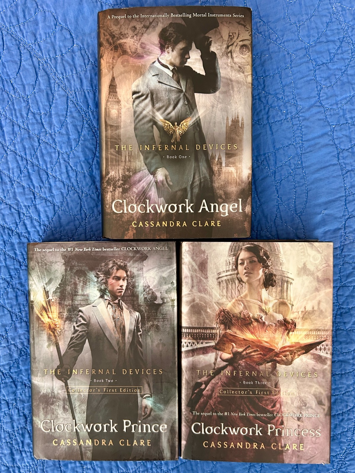 Complete HC Set: Infernal Devices Trilogy by Cassandra Clare 1st Ed/1st Printing