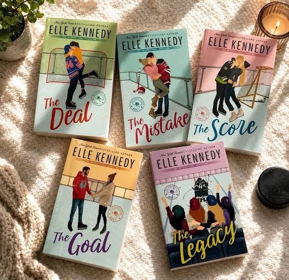 Elle Kennedy Off-Campus Series Complete Set 5 Books The Deal Mistake Score Goal