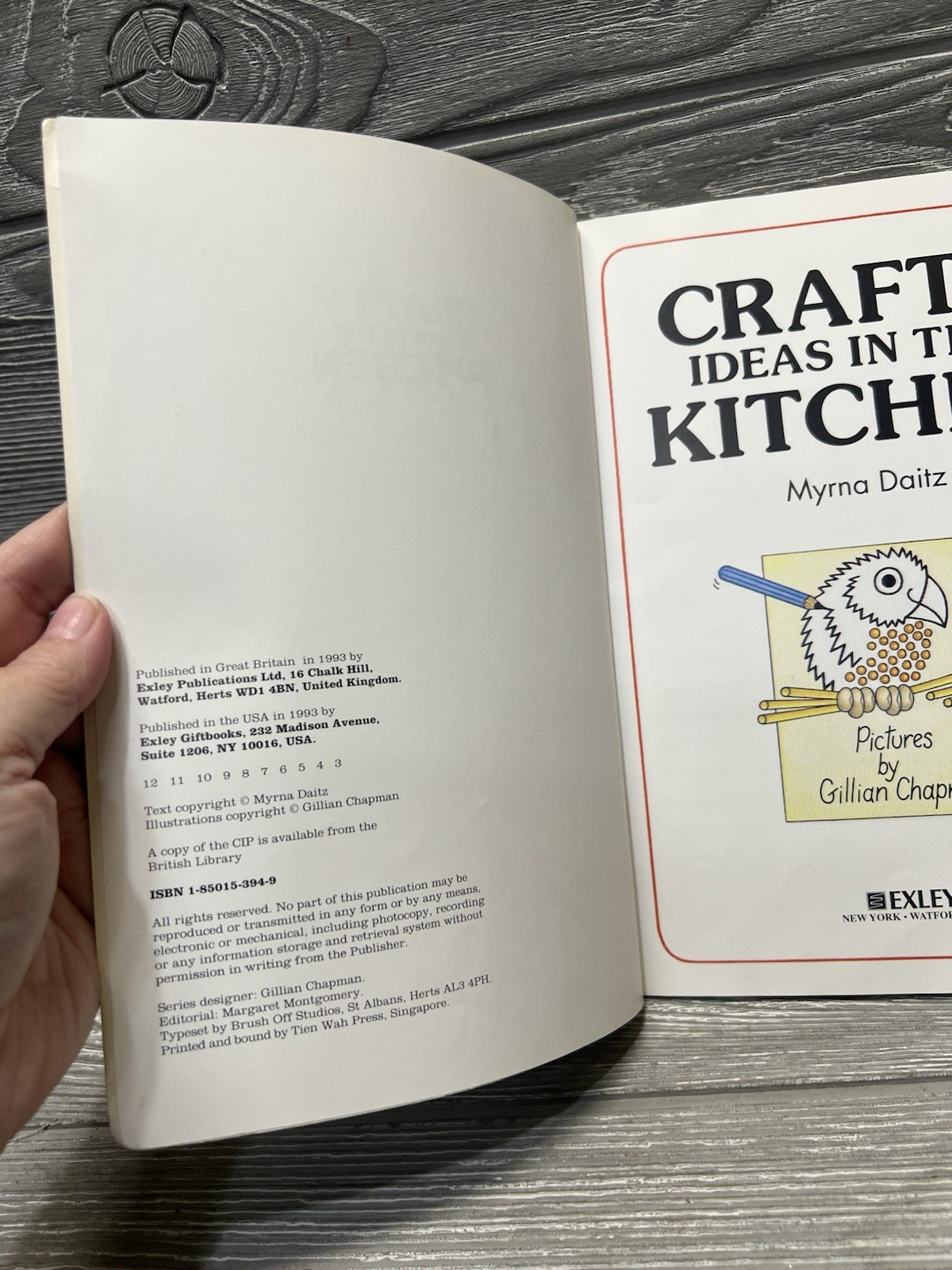 Crafty Ideas In the Kitchen Paperback 1993 Craft Book United Kingdom RARE
