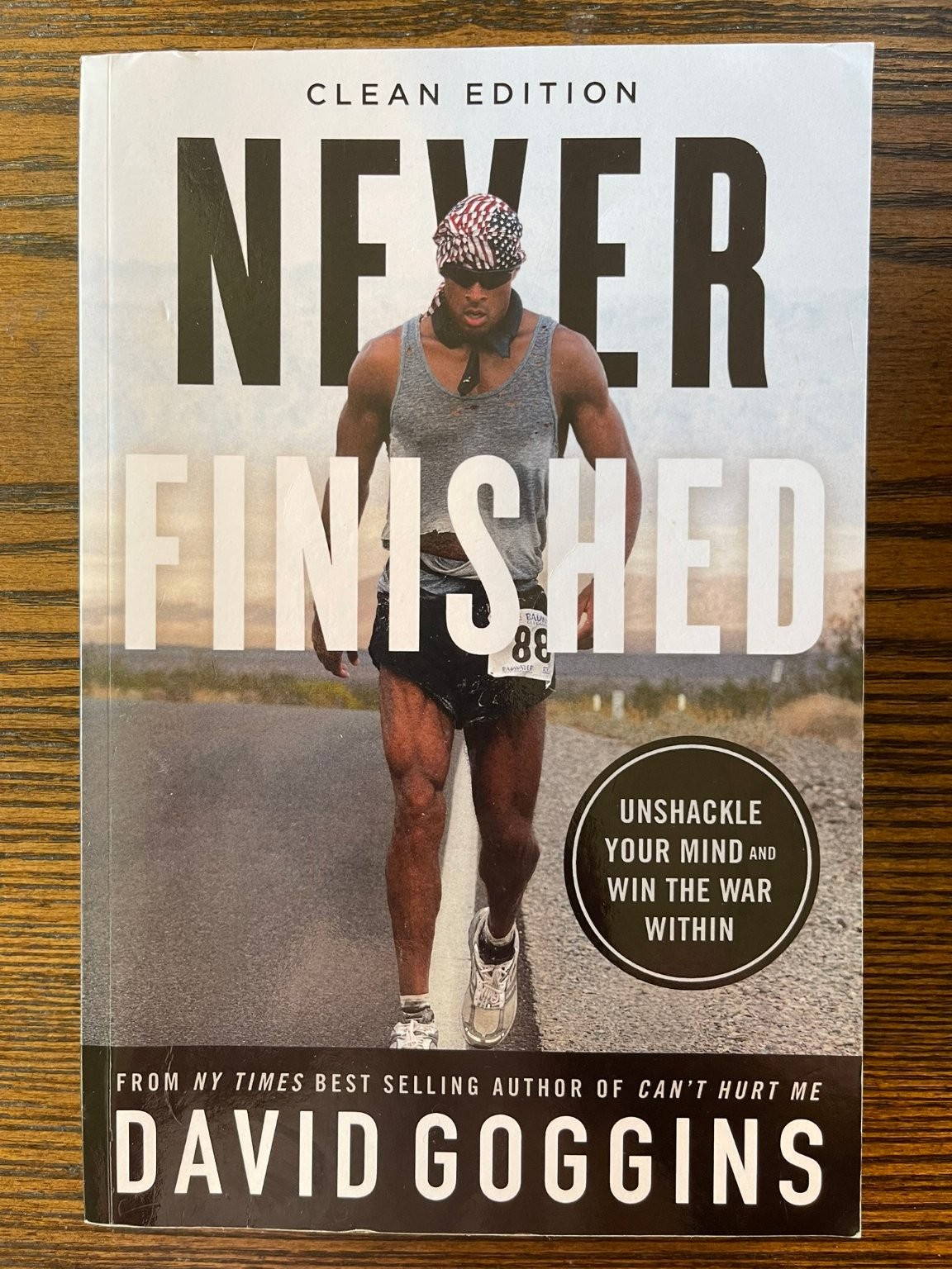 Never Finished David Goggins 2022 Clean Edition Self-Help Motivation Lioncrest