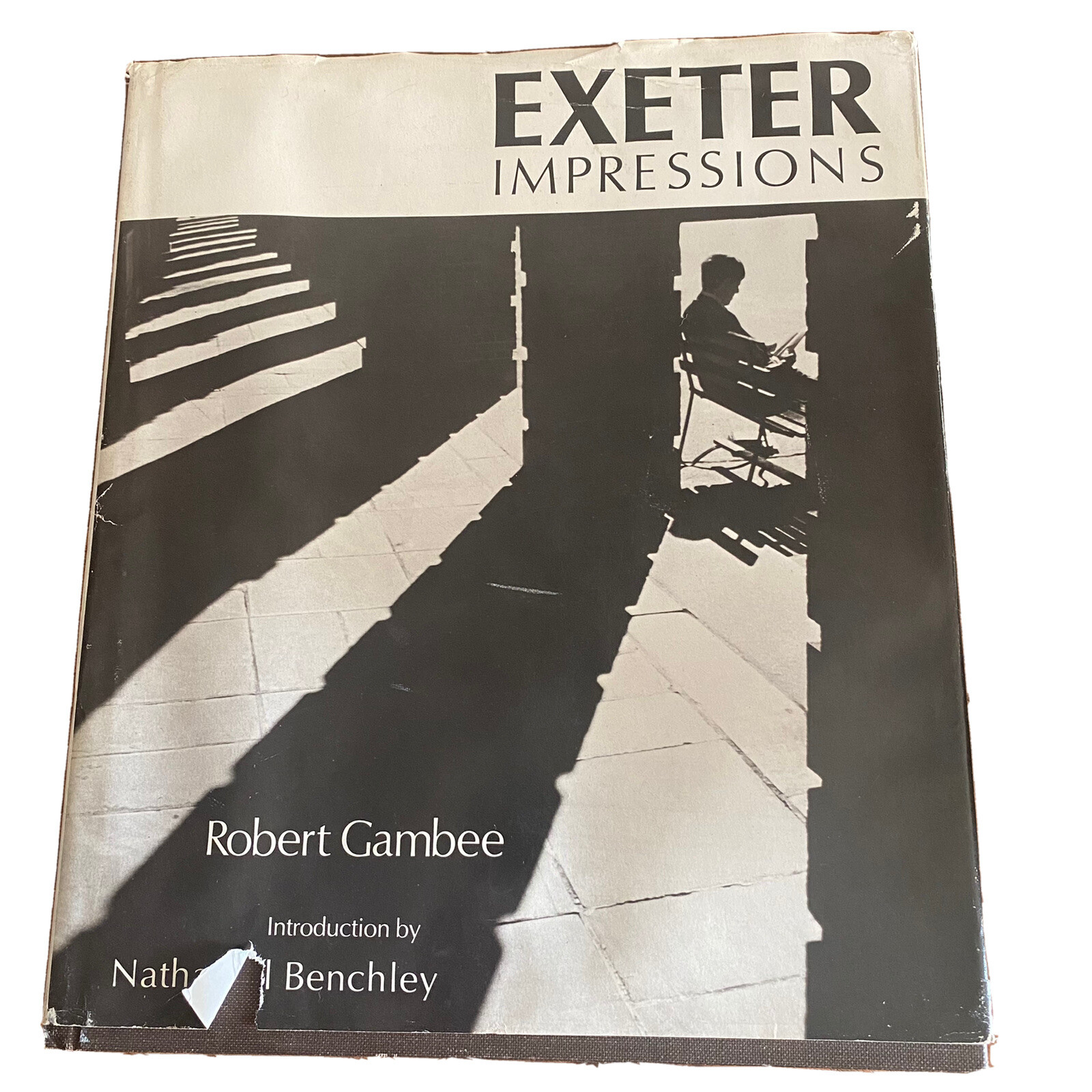 Exeter Impressions Book Signed Robert Gambee 1980 Hardcover DJ 208 Pages EUC