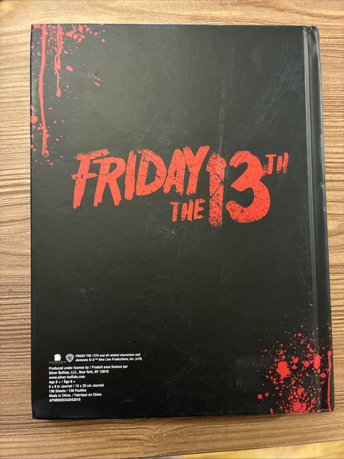 Friday the 13th / Jason Voorhees – Black Journal 2018 – (s18) Book
