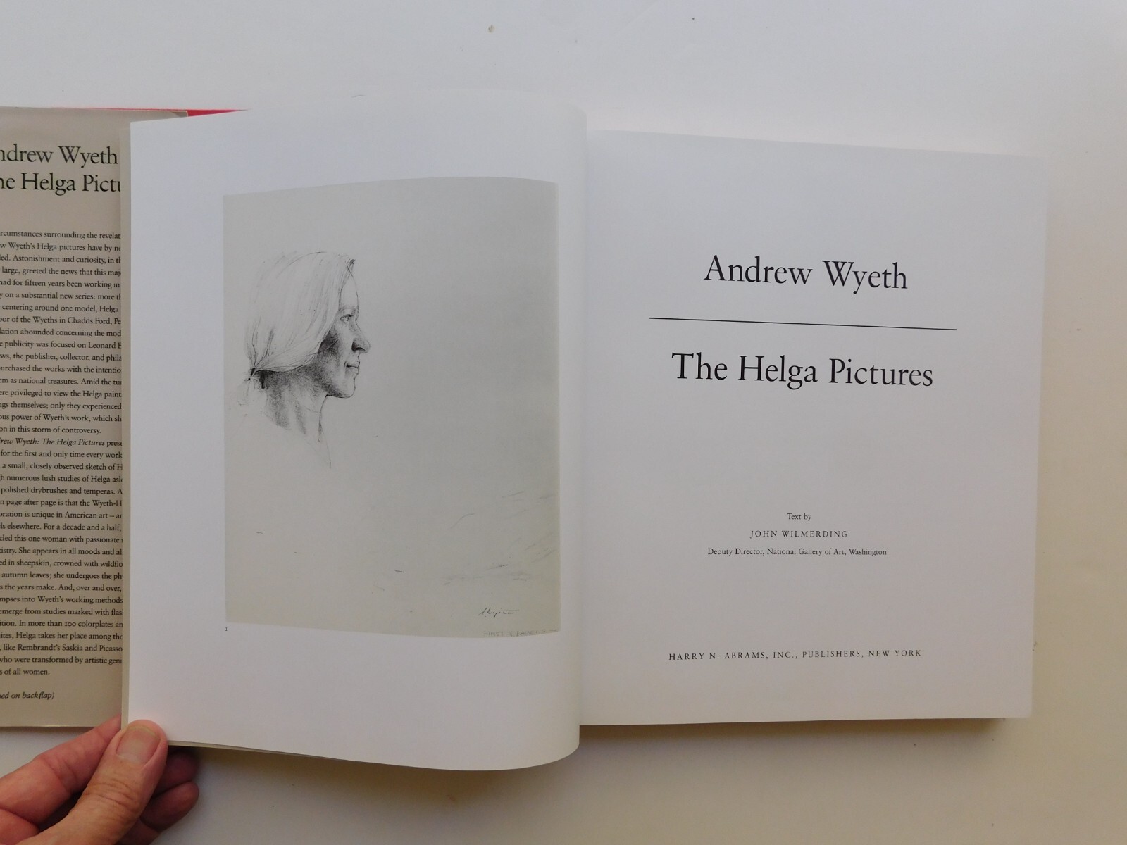 ANDREW WYETH Illustrated 1987 collection HELGA PICTURES Unread HCDJ 208 pages