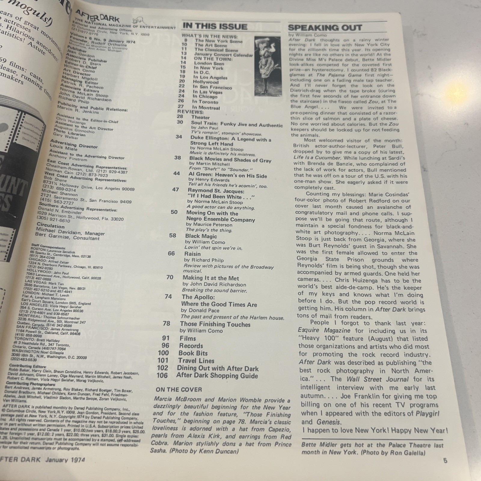 1974 January, After Dark Magazine, Special Issue Black Magic