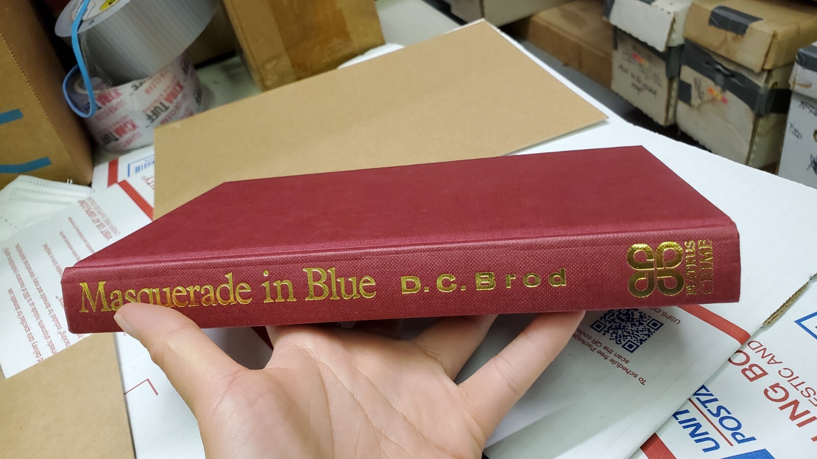 Masquerade In Blue By D. C. Brod Piatkus Pr.(UK) 1991 Hardcover