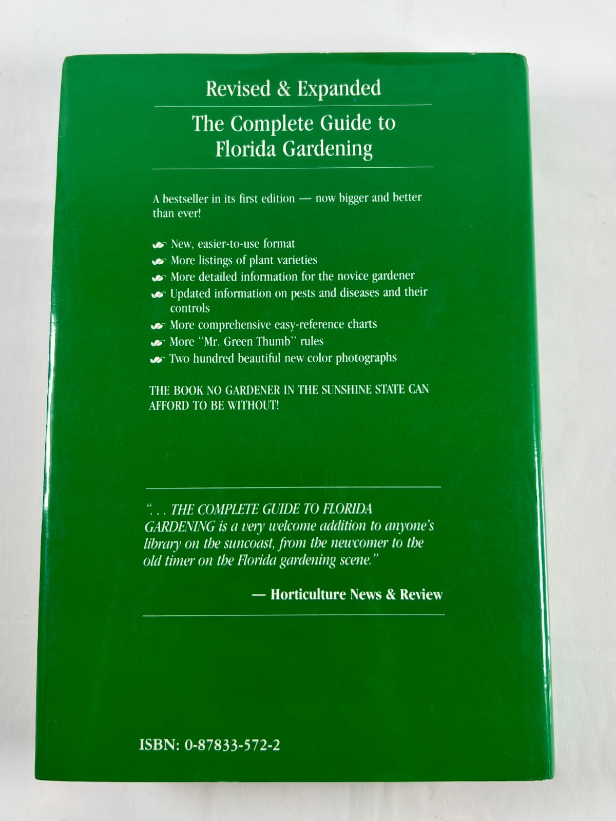 Complete Guide to Florida Gardening by Stan DeFreitas (1987, Hardcover)