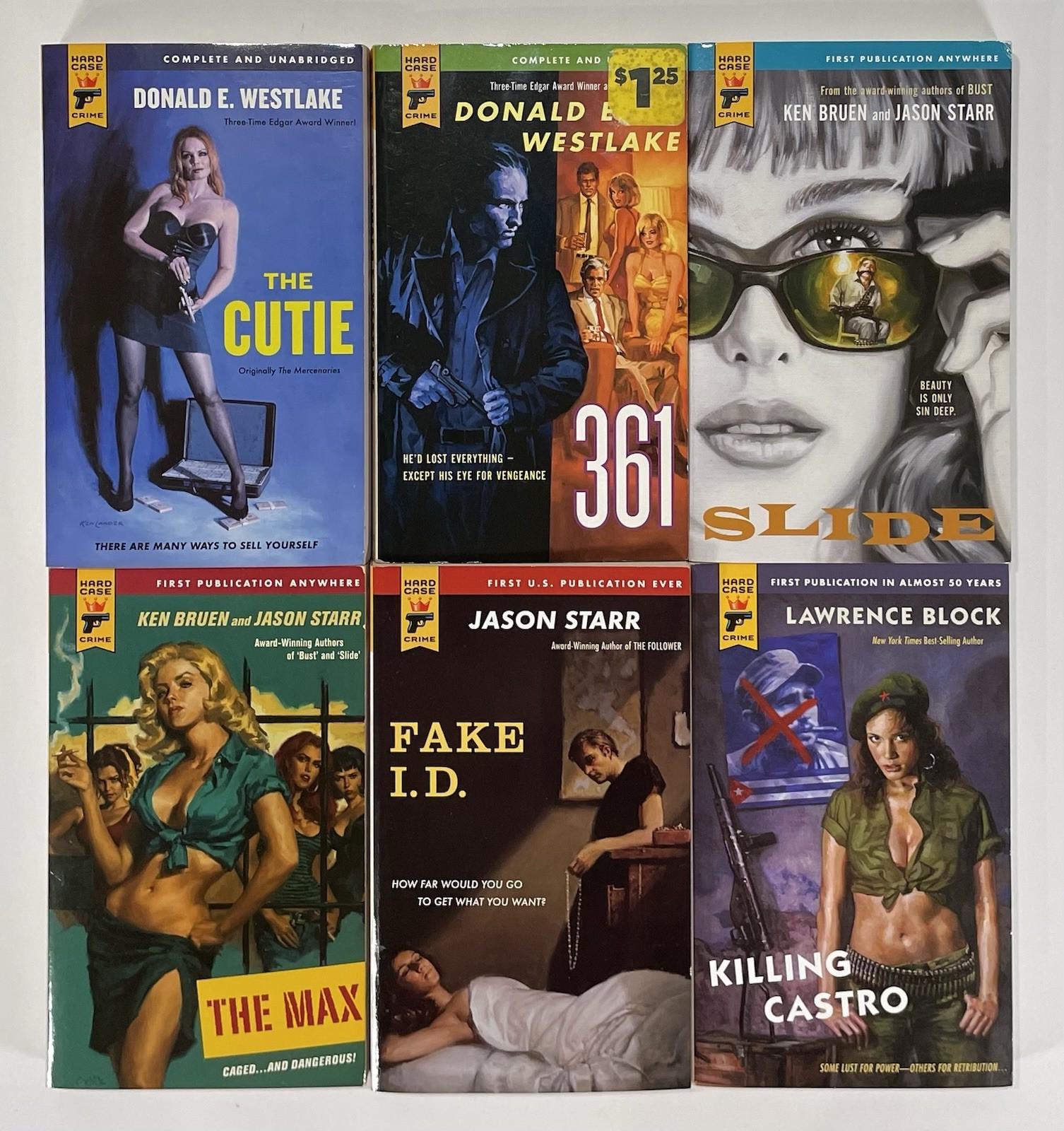 HARD CASE CRIME Book Lot 19 – Stephen King Lawrence Block Westlake Peter Blauner