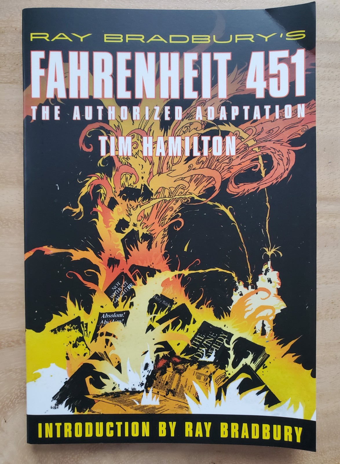 Ray Bradbury Fahrenheit 451 Authorized Adaptation Tim Hamilton Graphic Novel EUC