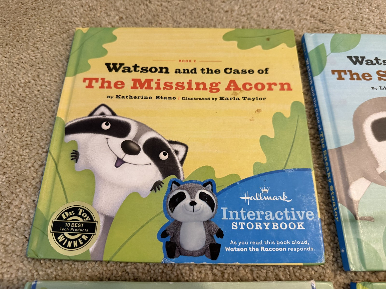 Lot 4 Watson and the Case of the Missing Acorn Hardcover Book Katherine Stan 1 2