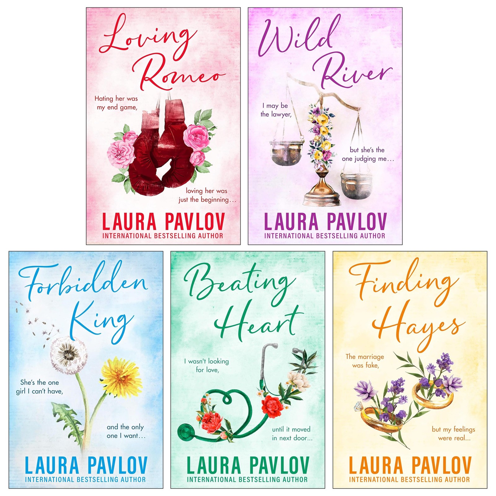 Magnolia Falls Series by Laura Pavlov 5 Books – Fiction – Paperback