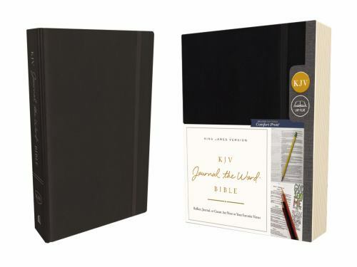 KJV Journal the Word Bible Red Letter Black Thomas Nelson Bible Journaling