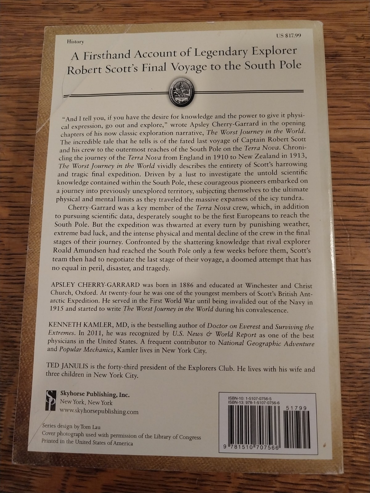 The Worst Journey in the World: Antarctic 1910-1913 by Apsley Cherry-Garrard