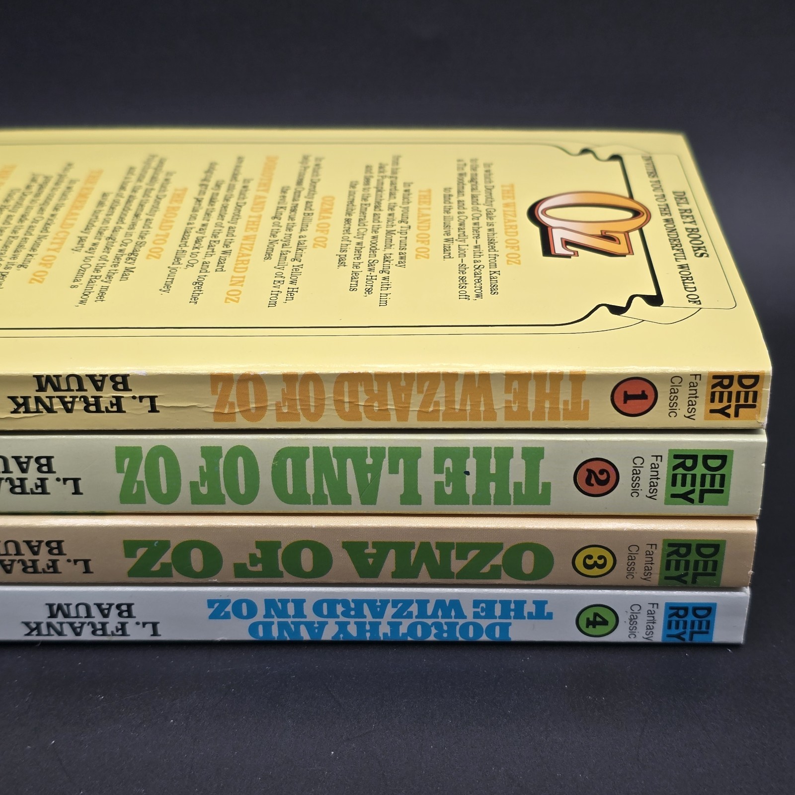 The Magical World of Oz by L. Frank Baum 4 Book Box Set Del Rey Paperback