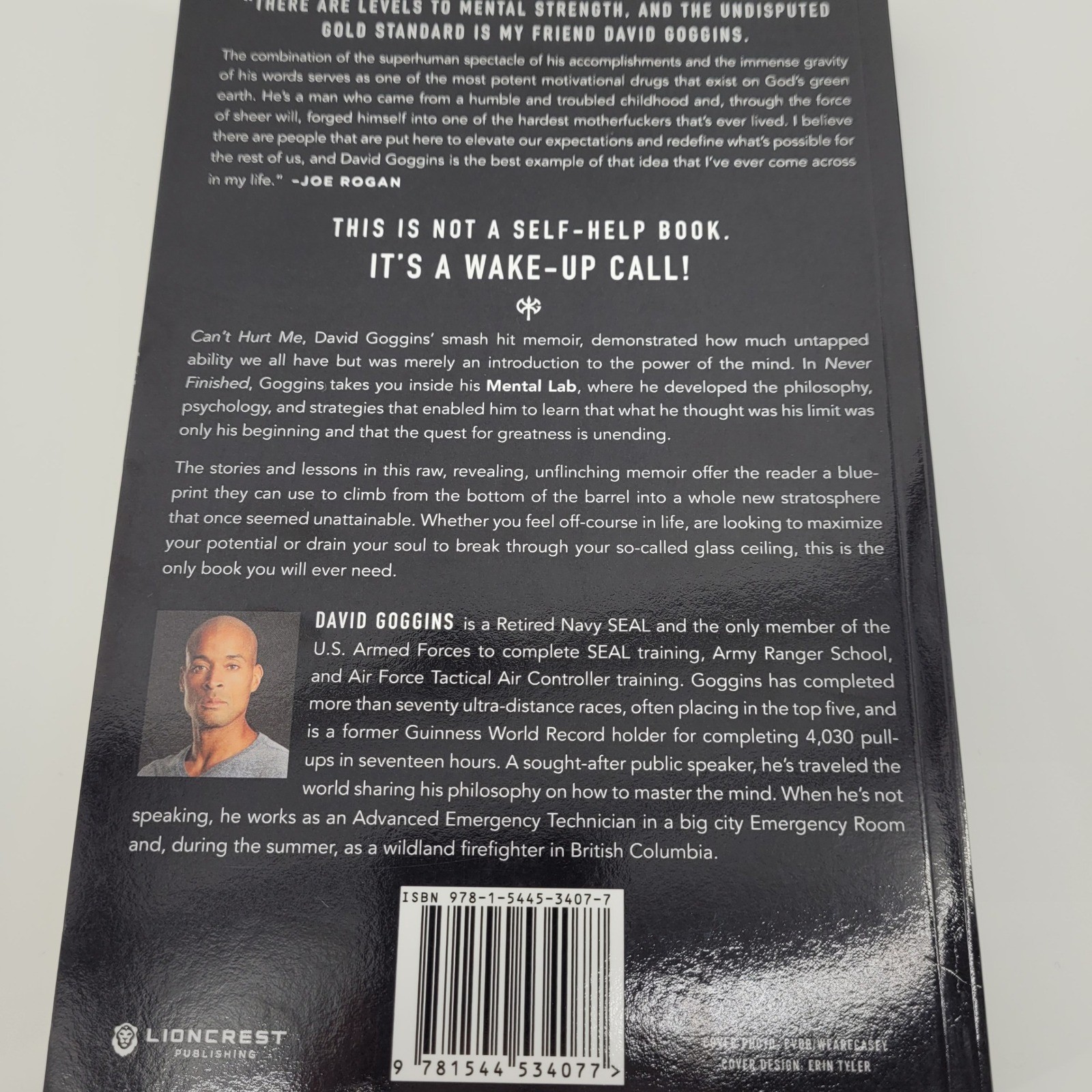 David Goggins Book Lot Can’t Hurt Me and Never Finished Paperback Set 1st Editio