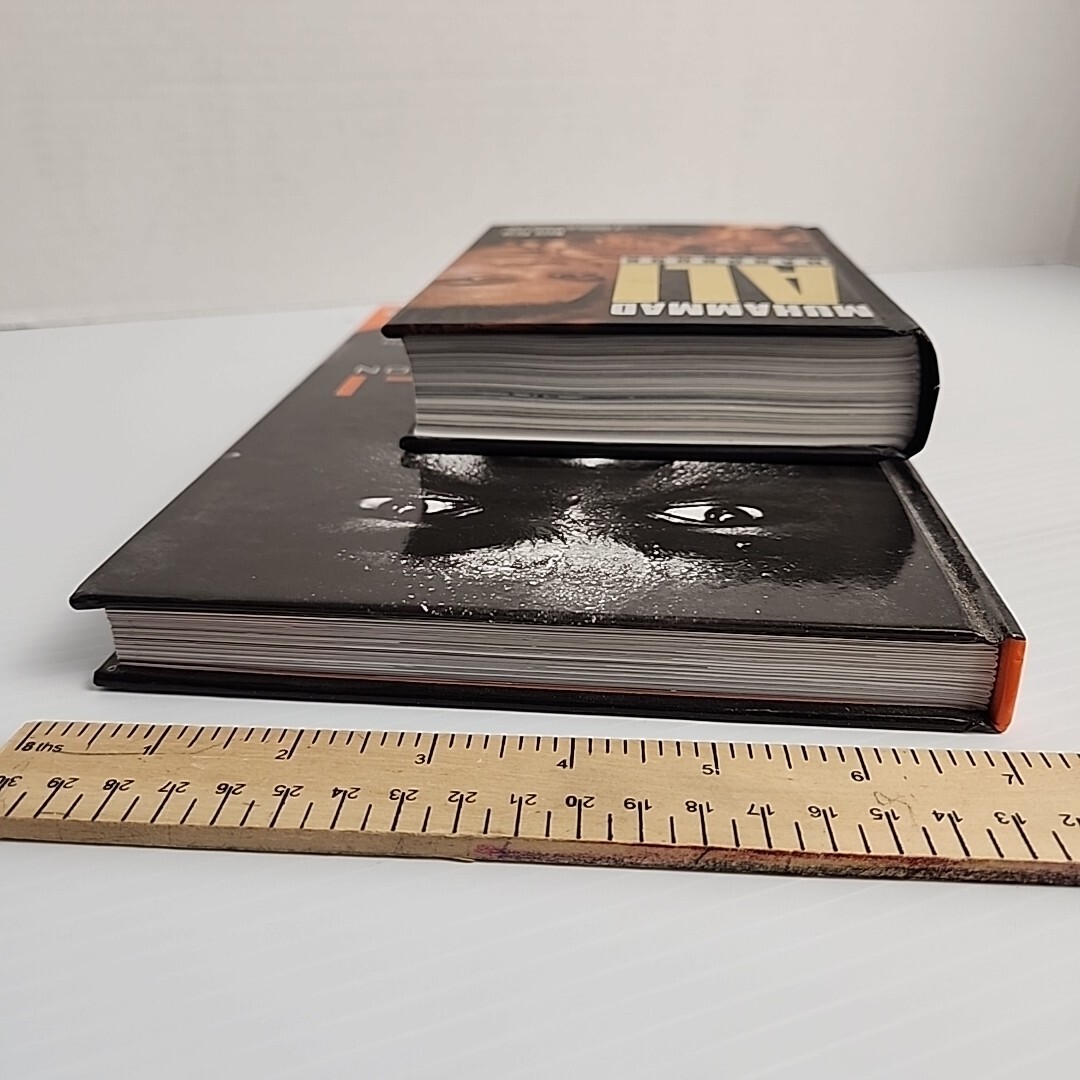 2 Books on Muhammad Ali : Handbook & Ali in Action DVD Documentary HC Nice