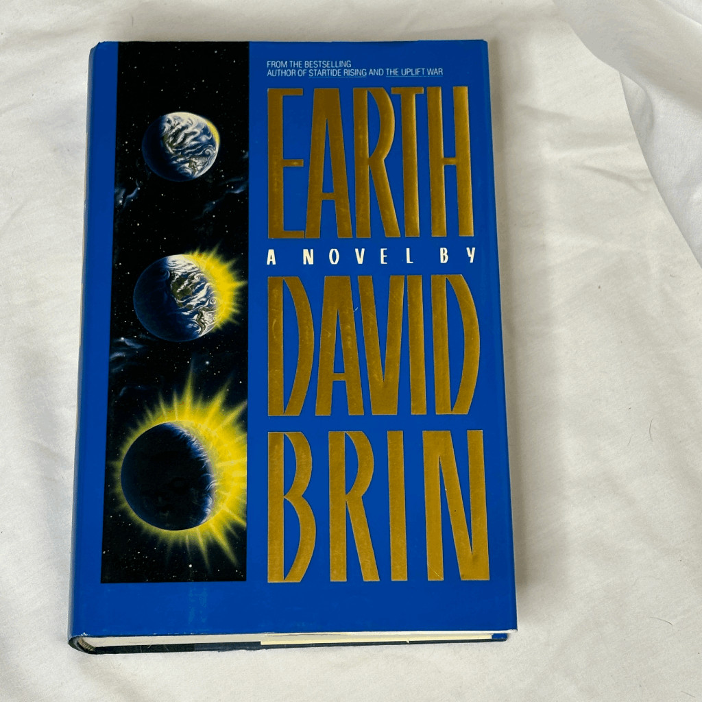 1999 ~ Earth by David Brin ~ SIGNED 1st Edition Hardcover w/ Dust Jacket