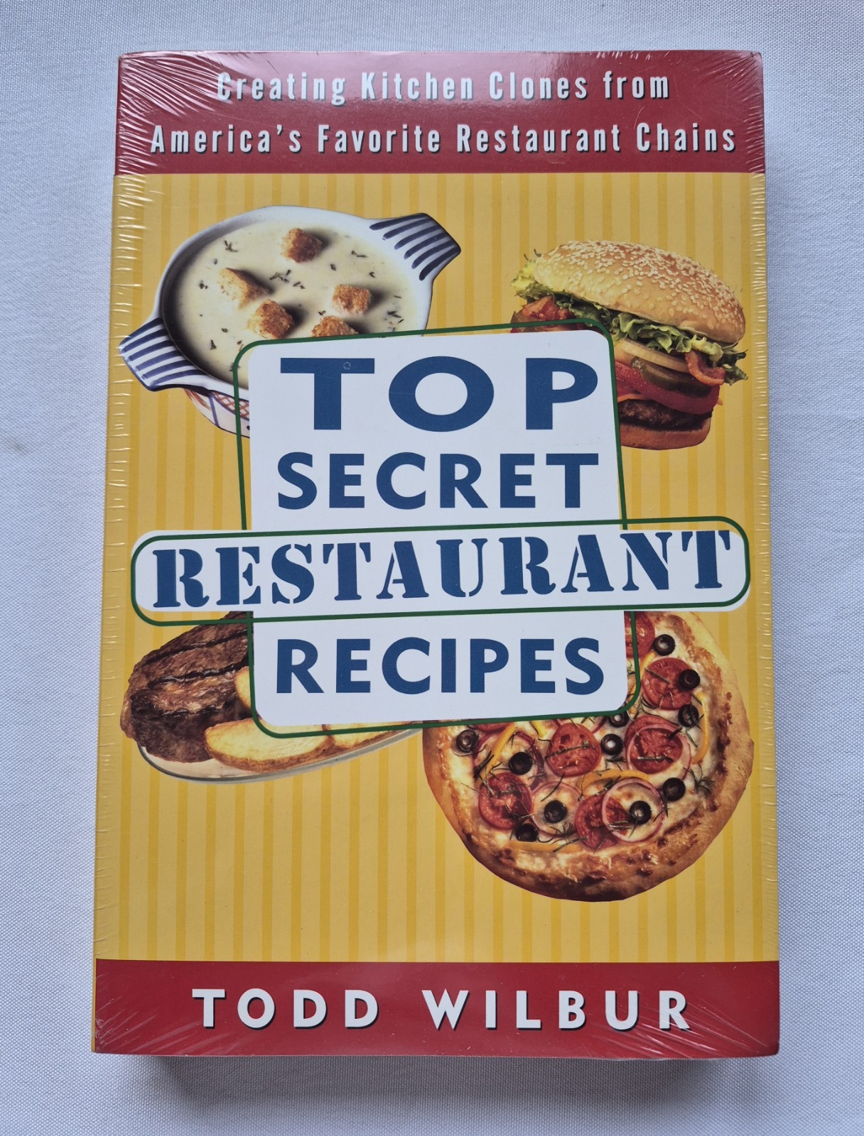 Vintage 1997 Cookbook Top Secret Restaurant Recipes Paperback 336 Pages Sealed