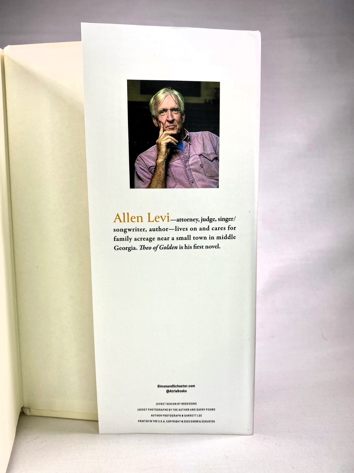 SIGNED – THEO OF GOLDEN Allen Levi – 1ST PRINTING – hardcover dust jacket – NEW